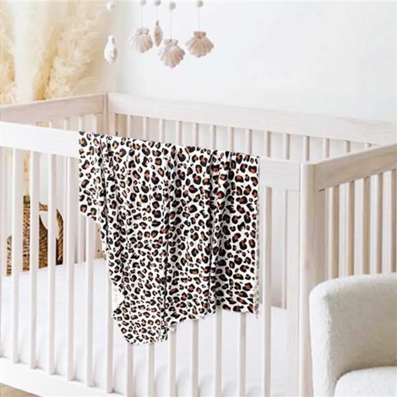 NEW Baby Girl Newborn Receiving Blanket with Headband Set Baby Swaddle Nursery - Picture 6 of 7